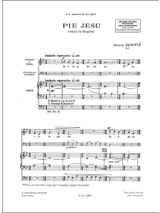 Pie Jesu Opus 9. Soprano - DURUFLÉ - Partition - Mélodies